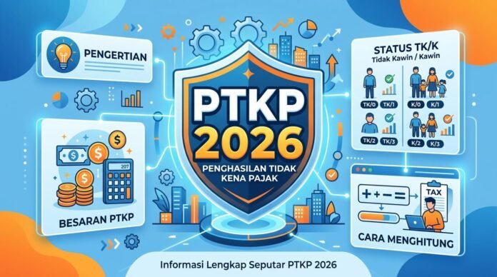 ptkp-2026-penghasilan-tidak-kena-pajak PTKP 2026 besaran TK K dan cara menghitung penghasilan tidak kena pajak